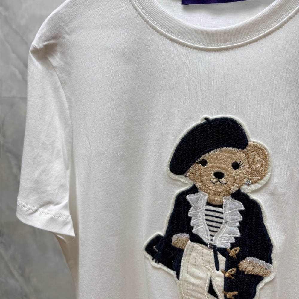 Ralph Lauren bear-patterned short-sleeved T-shirt - Picture 2 of 4